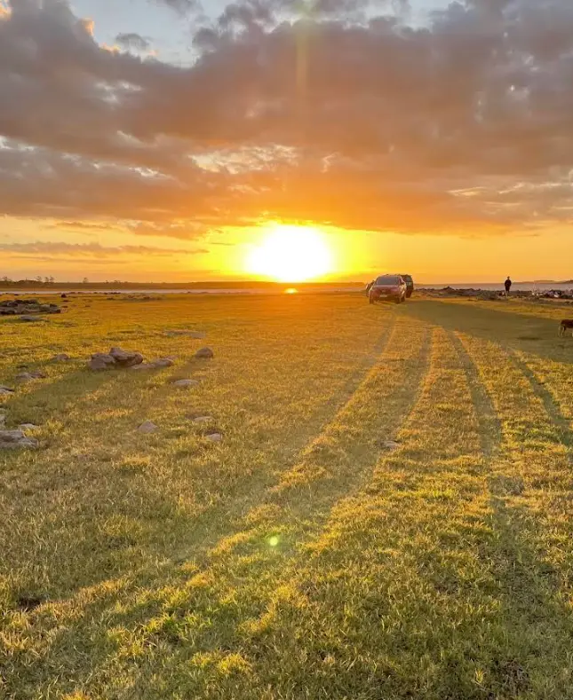 atardecer campo uruguay